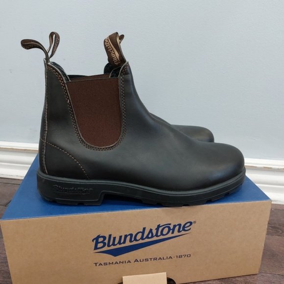 Blundstone Other - Blundstone 500 Elastic Sided V Cut Boots Stout Brown